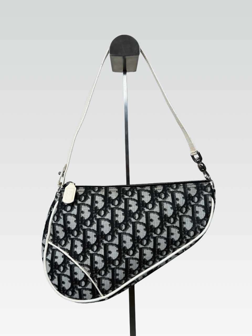 Christian Dior Saddle Pouch Oblique Canvas