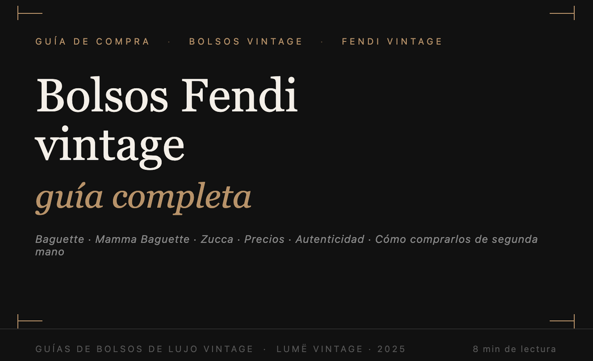 Vintage Fendi bags: the most sought-after styles and how to buy them second-hand