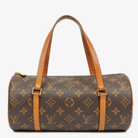 Louis Vuitton Papillon 25 Vintage Handbag Monogram Canvas