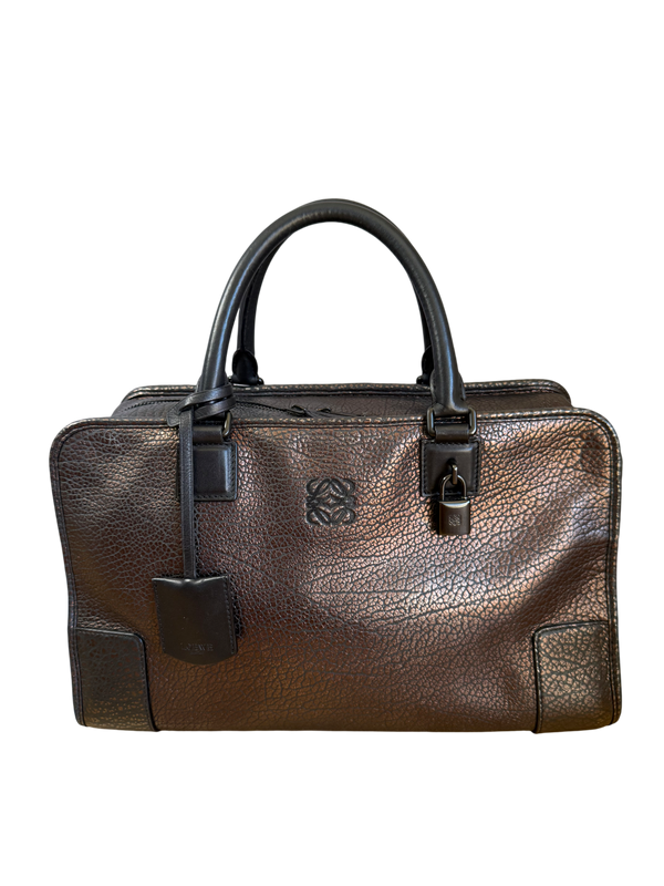 Loewe Amazona 36 Metallic Grained Leather