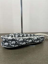 Christian Dior Saddle Pouch Oblique Canvas