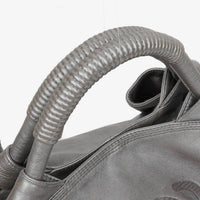Loewe Nappa Aire Shoulder Bag in Silver Nappa Leather with Anagram