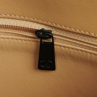 Chanel Straight Flap Shoulder Bag in Beige Lambskin with Vintage Patina