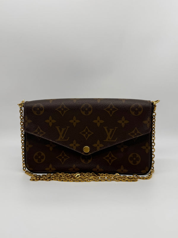 Louis Vuitton Felicie Pochette Monogram with Card Holder