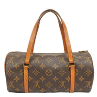 Louis Vuitton Papillon 25 Vintage Handbag Monogram Canvas