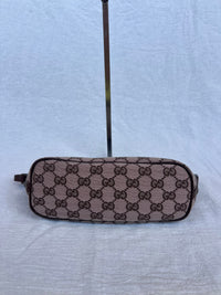 Gucci Boat Pochette - GG Canvas Brown