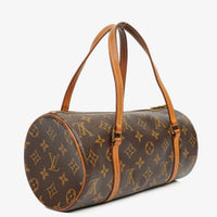 Louis Vuitton Papillon 25 Vintage Handbag Monogram Canvas
