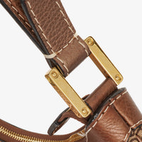 Loewe New Road Hobo Shoulder Bag in Anagram Canvas and Leather