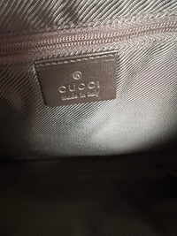 Gucci Jackie Medium in GG Supreme Canvas with Web Stripe and Leather