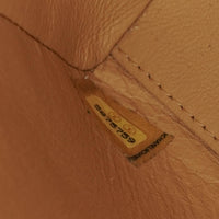 Chanel Straight Flap Shoulder Bag in Beige Lambskin with Vintage Patina