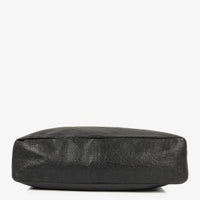 Gucci Guccissima Horsebit Medium Shoulder Bag in Black Leather