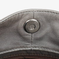 Loewe Nappa Aire Shoulder Bag in Silver Nappa Leather with Anagram