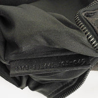 Fendi Zucchino Hobo Shoulder Bag in Black Canvas