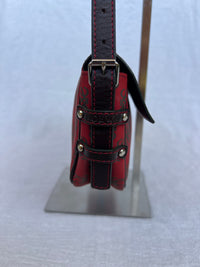 Loewe Anagram Flap Bag - Vibrant Red