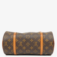 Louis Vuitton Papillon 25 Vintage Handbag Monogram Canvas