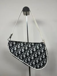 Christian Dior Saddle Pouch Oblique Canvas