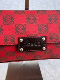 Loewe Anagram Flap Bag - Vibrant Red