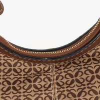Loewe New Road Hobo Shoulder Bag in Anagram Canvas and Leather