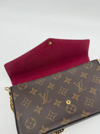 Louis Vuitton Felicie Pochette Monogram with Card Holder