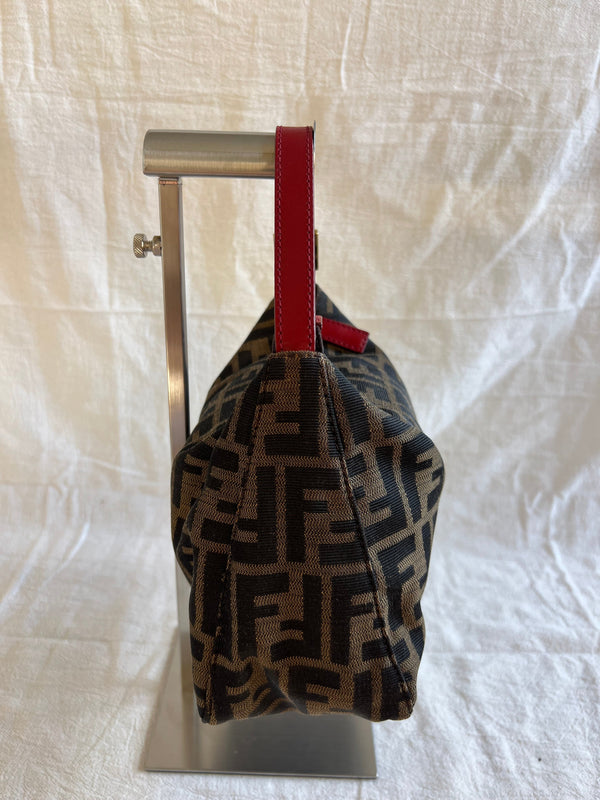 Zucca Pochette — Red Handle · With Dustbag