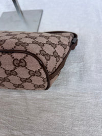 Gucci Boat Pochette - GG Canvas Brown