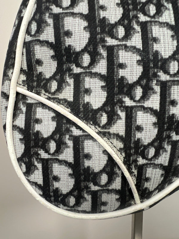 Christian Dior Saddle Pouch Oblique Canvas