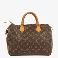 Louis Vuitton Speedy 30 Bag in Monogram Canvas