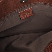 Gucci Hobo Shoulder Bag in Brown GG Canvas and Leather