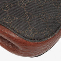 Gucci Hobo Shoulder Bag in Brown GG Canvas and Leather