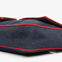 Fendi Large Baguette Denim Blue & Red – LUMË Vintage