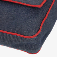 Fendi Large Baguette Denim Blue & Red – LUMË Vintage