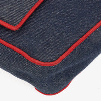 Fendi Large Baguette Denim Blue & Red – LUMË Vintage
