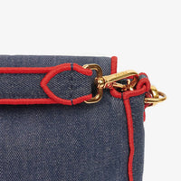 Fendi Large Baguette Denim Blue & Red – LUMË Vintage