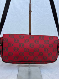 Loewe Anagram Flap Bag - Vibrant Red