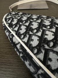 Christian Dior Saddle Pouch Oblique Canvas