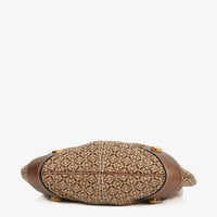 Loewe New Road Hobo Shoulder Bag in Anagram Canvas and Leather