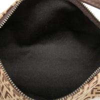 Fendi Zucchino Canvas Barrel Pochette Vintage