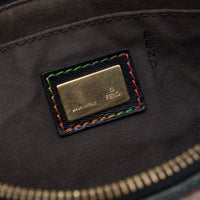 Fendi Multicolor Zucca Spalmati Chain Pochette Vintage
