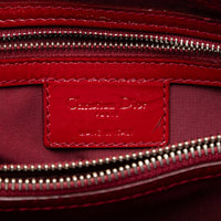 Dior Large Patent Cannage Soft Zipped Lady Dior Shopping Tote - Vintage